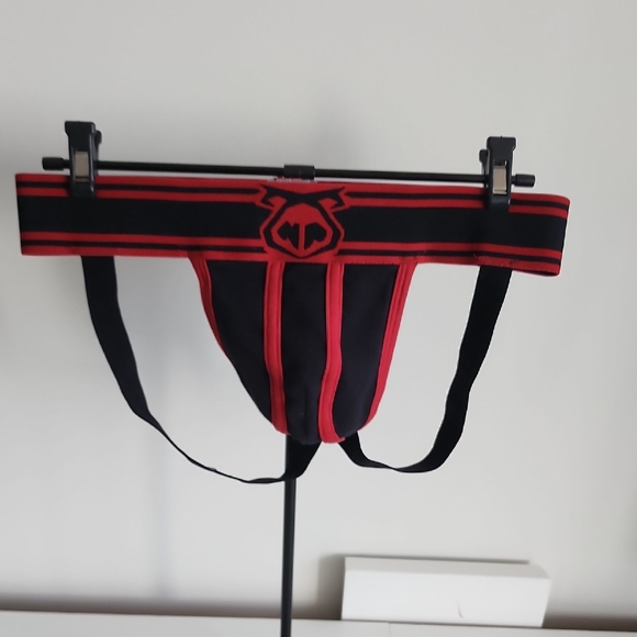 Nasty Pig Other - Nasty Pig Bold Black and Red Jockstrap